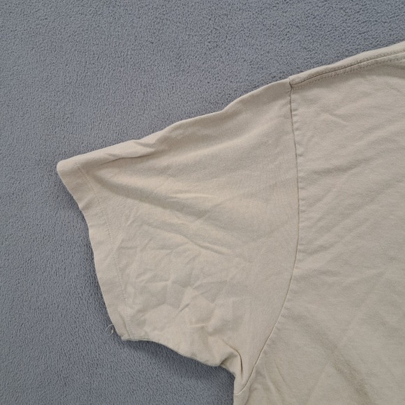 Polo by Ralph Lauren Beige Cotton Pocket T Shirt Mens XL Made in USA - Picture 8 of 10